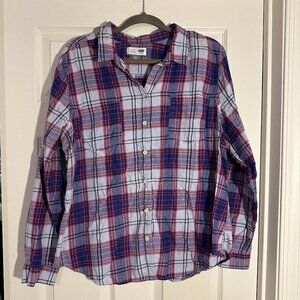 Womens XXL Old Navy Plaid Button Down